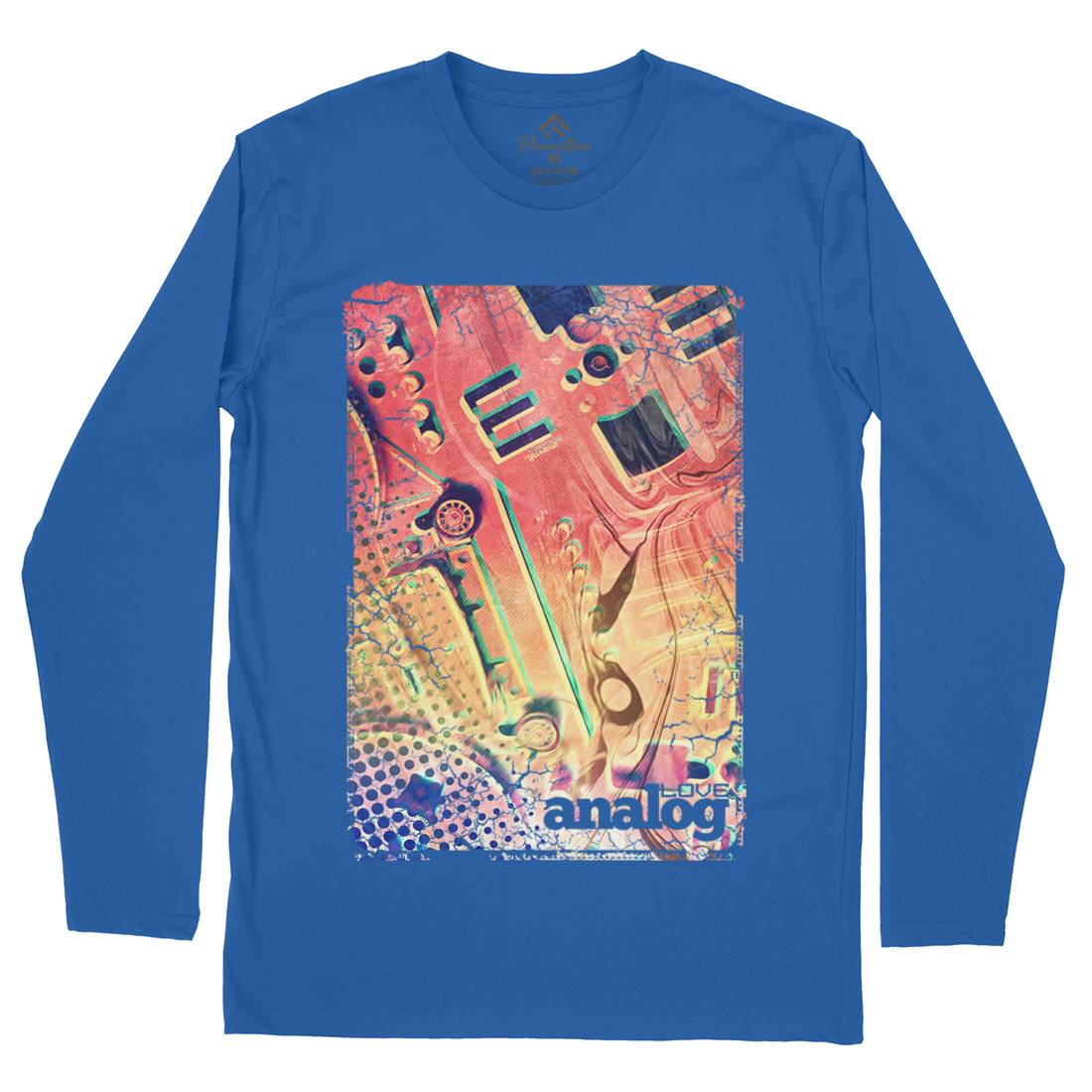 Love Analog Mens Long Sleeve T-Shirt Music A868