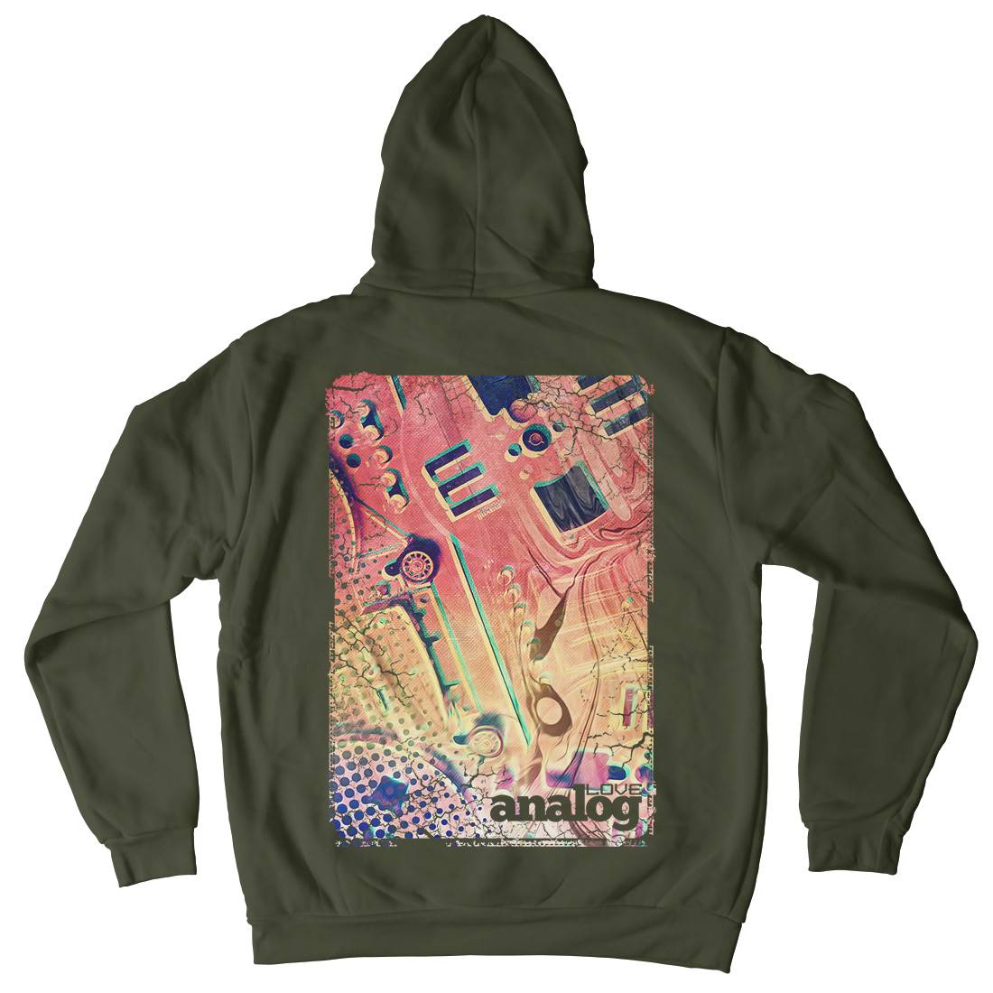 Love Analog Kids Crew Neck Hoodie Music A868