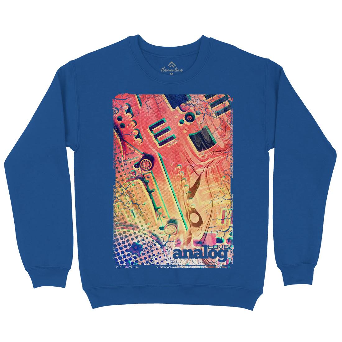 Love Analog Mens Crew Neck Sweatshirt Music A868