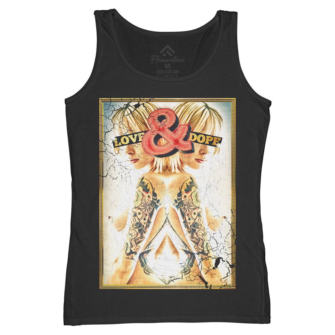 Love And Dope Womens Organic Tank Top Vest Drugs A869