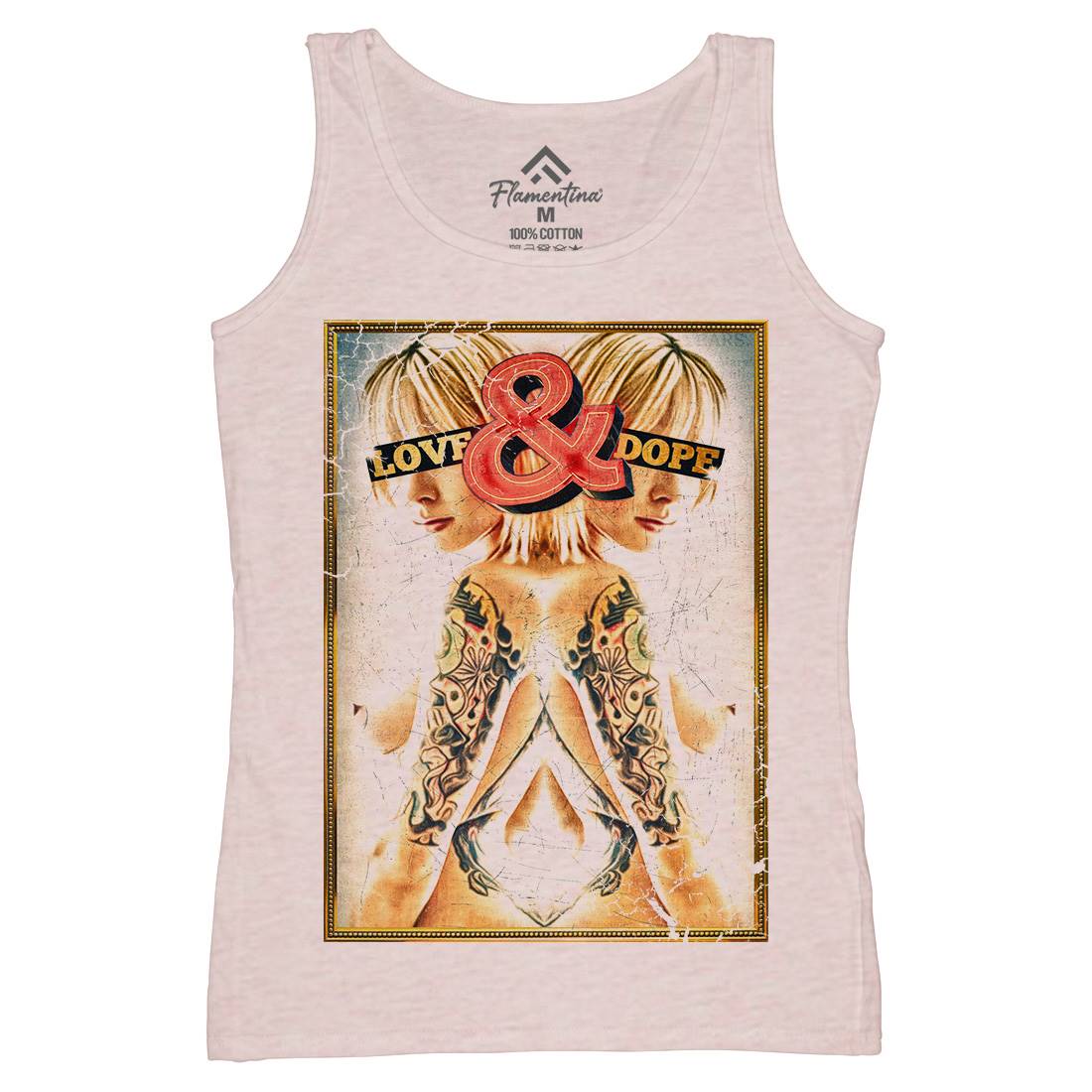 Love And Dope Womens Organic Tank Top Vest Drugs A869