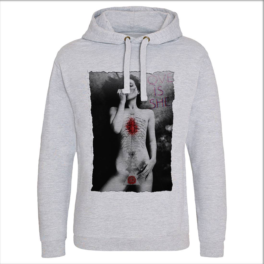 Love Is She Mens Hoodie Without Pocket Art A870