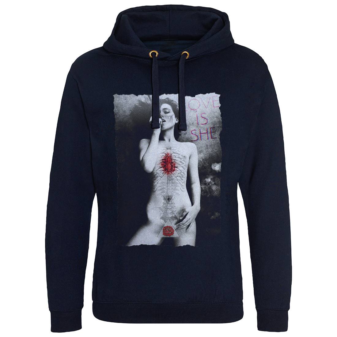 Love Is She Mens Hoodie Without Pocket Art A870