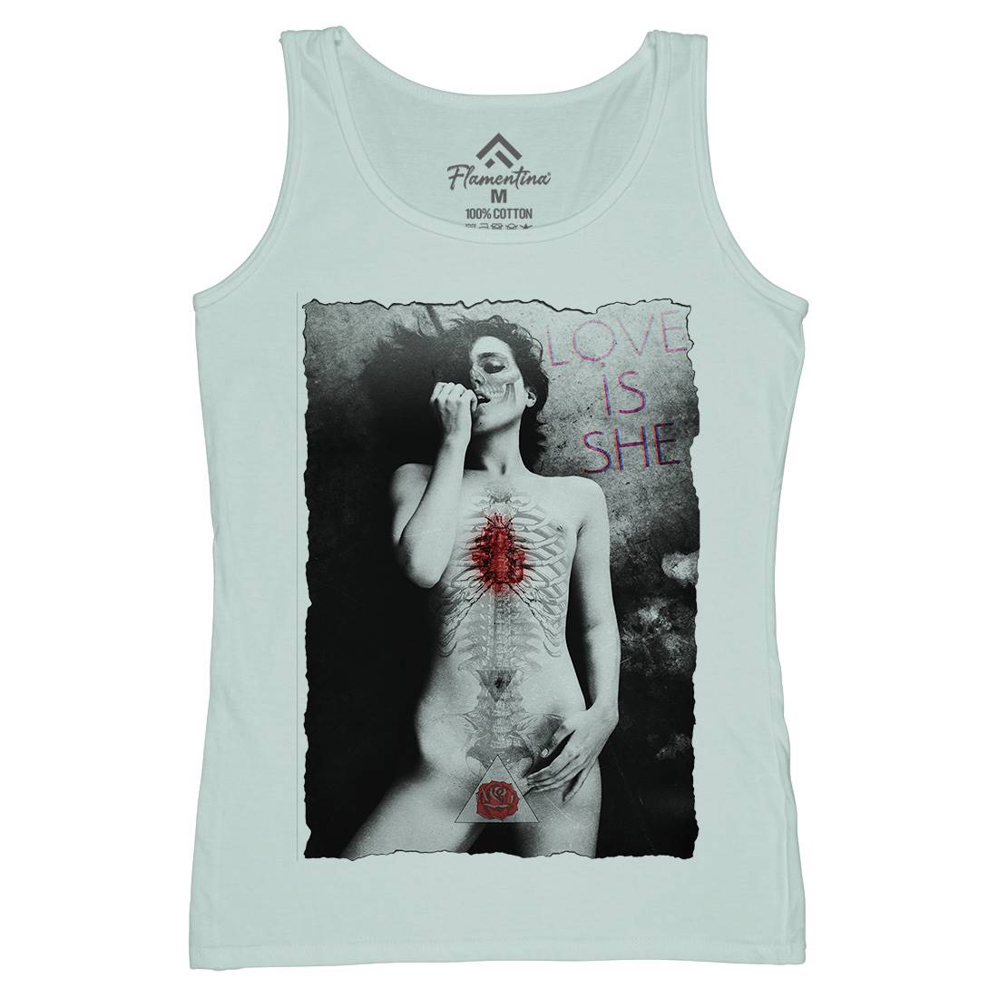 Love Is She Womens Organic Tank Top Vest Art A870