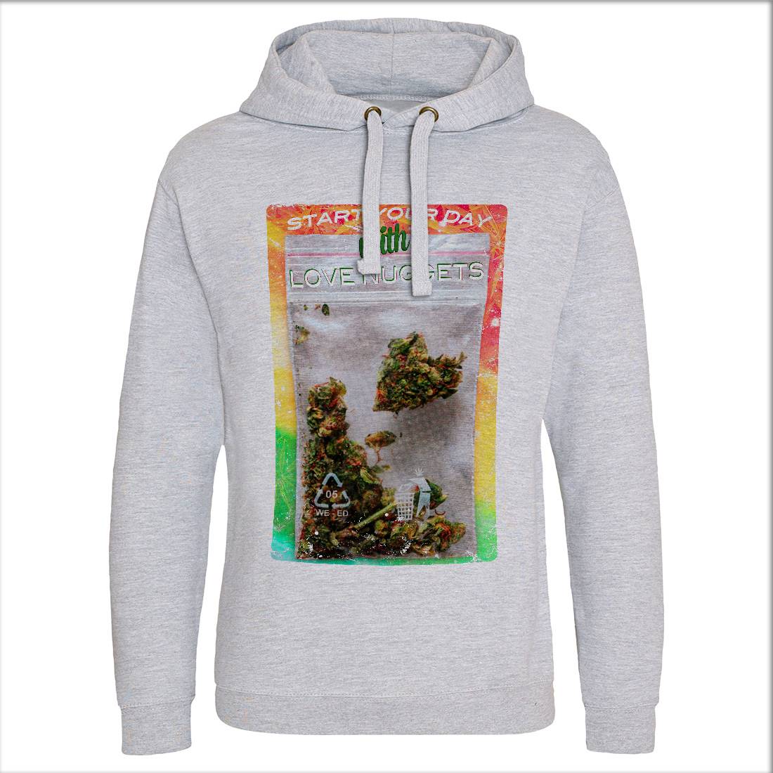 Love Nuggets Mens Hoodie Without Pocket Drugs A871