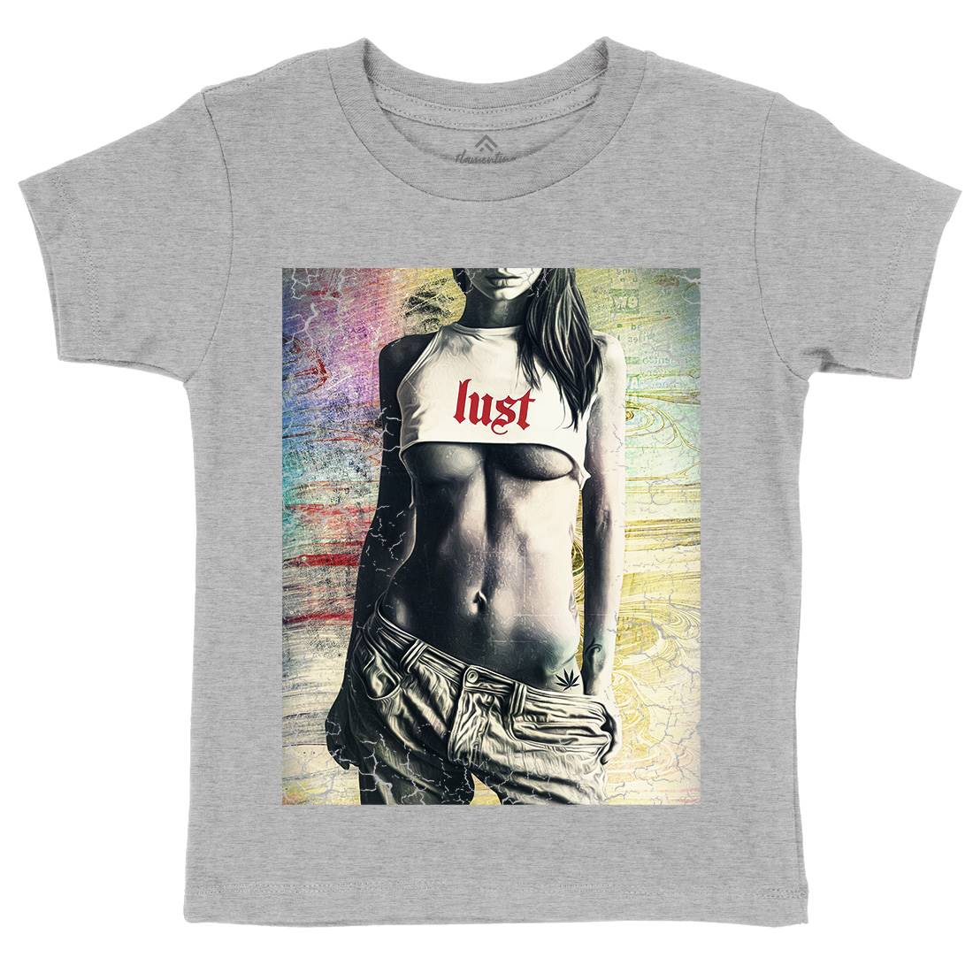 Lust Kids Organic Crew Neck T-Shirt Art A872