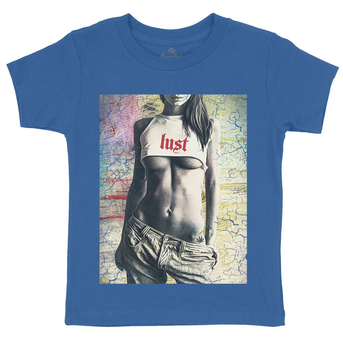 Lust Kids Crew Neck T-Shirt Art A872