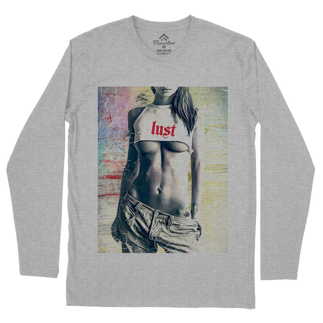 Lust Mens Long Sleeve T-Shirt Art A872