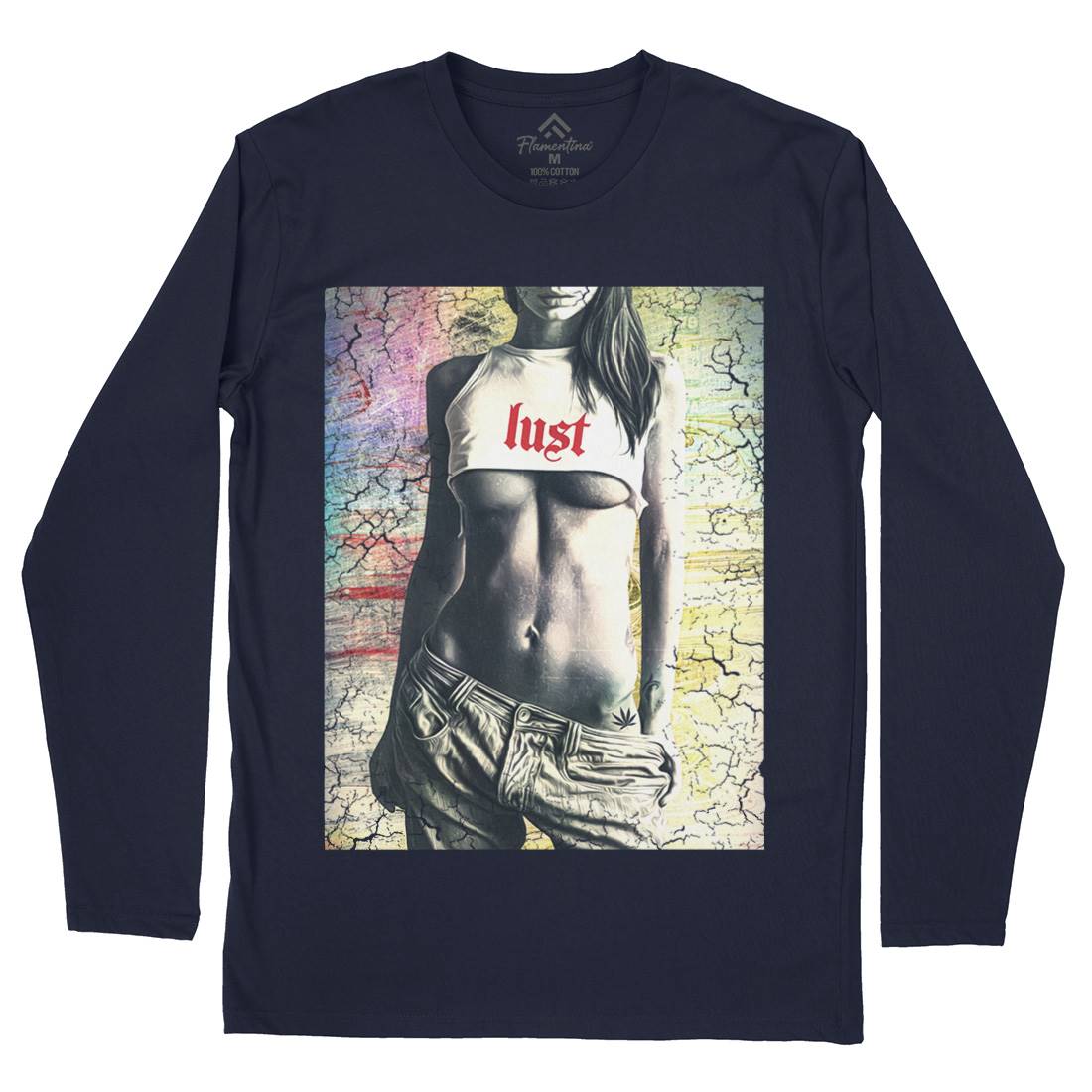 Lust Mens Long Sleeve T-Shirt Art A872