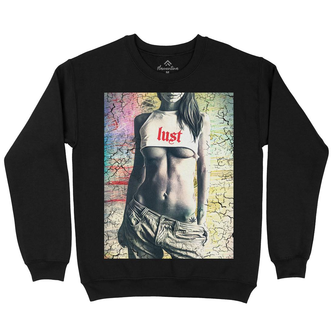Lust Mens Crew Neck Sweatshirt Art A872