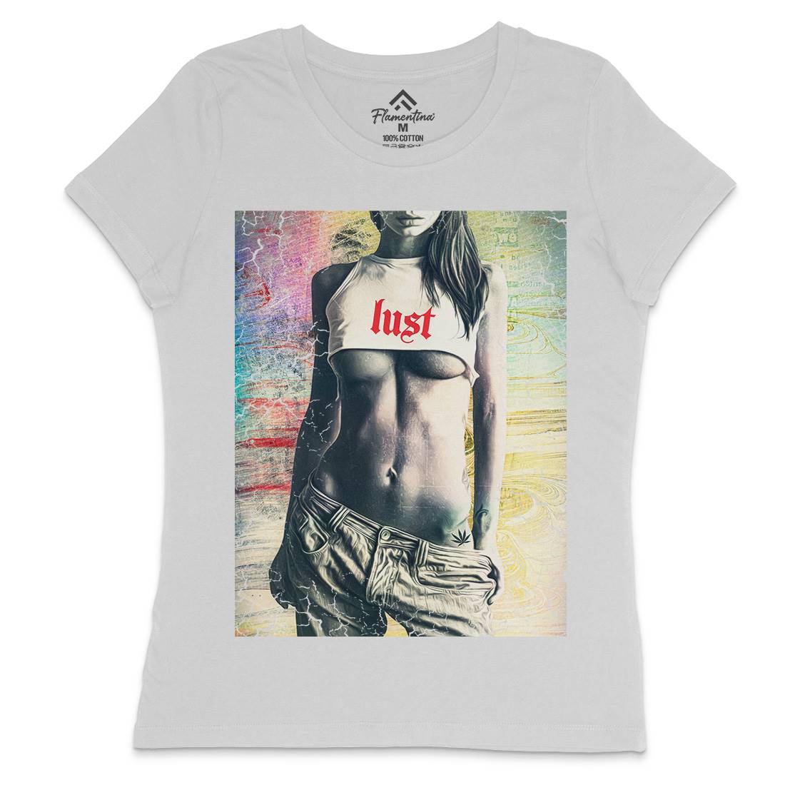 Lust Womens Crew Neck T-Shirt Art A872