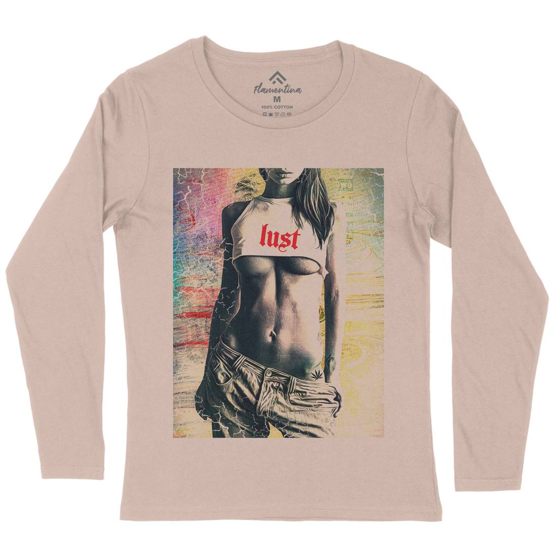 Lust Womens Long Sleeve T-Shirt Art A872