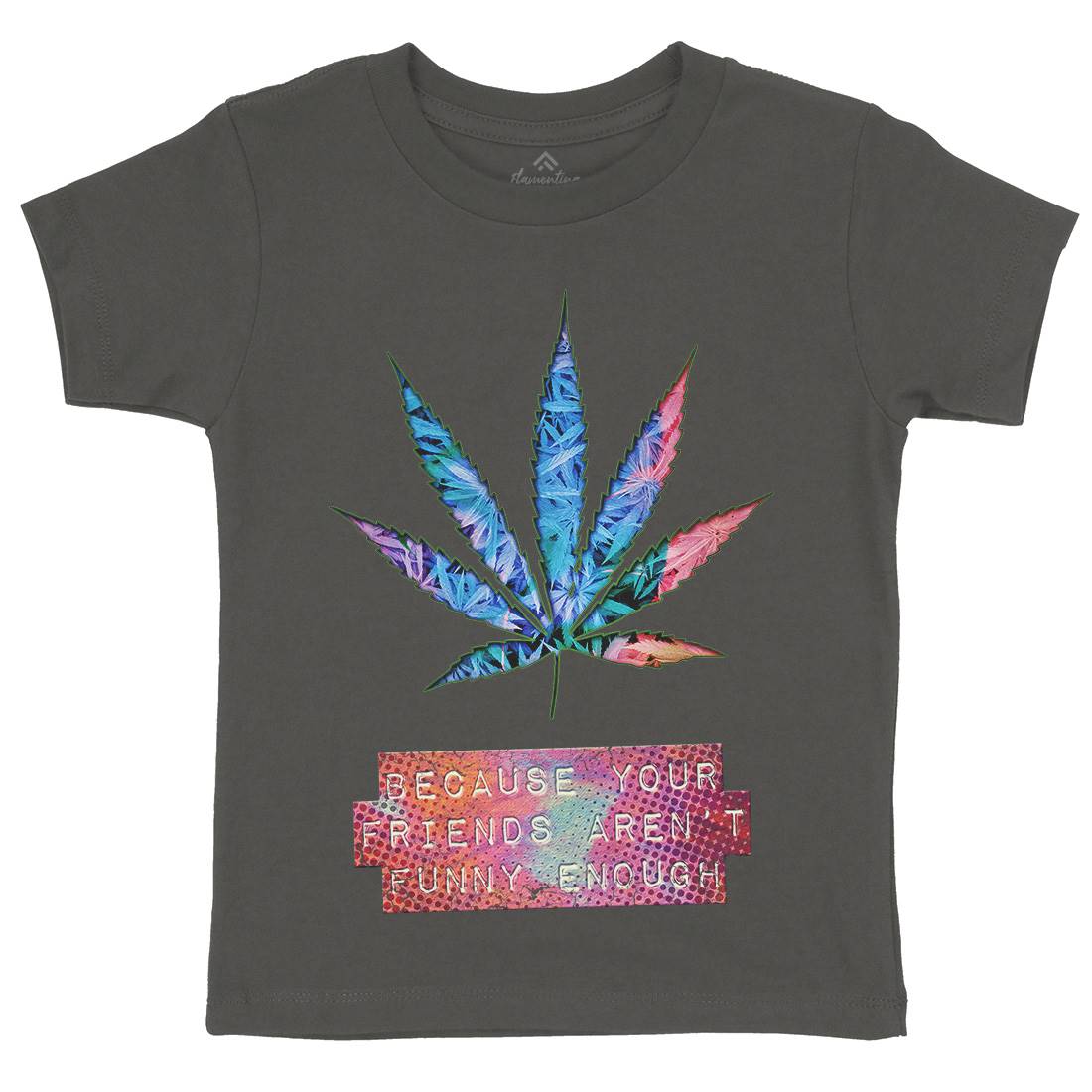 Mj Fact Kids Organic Crew Neck T-Shirt Drugs A879