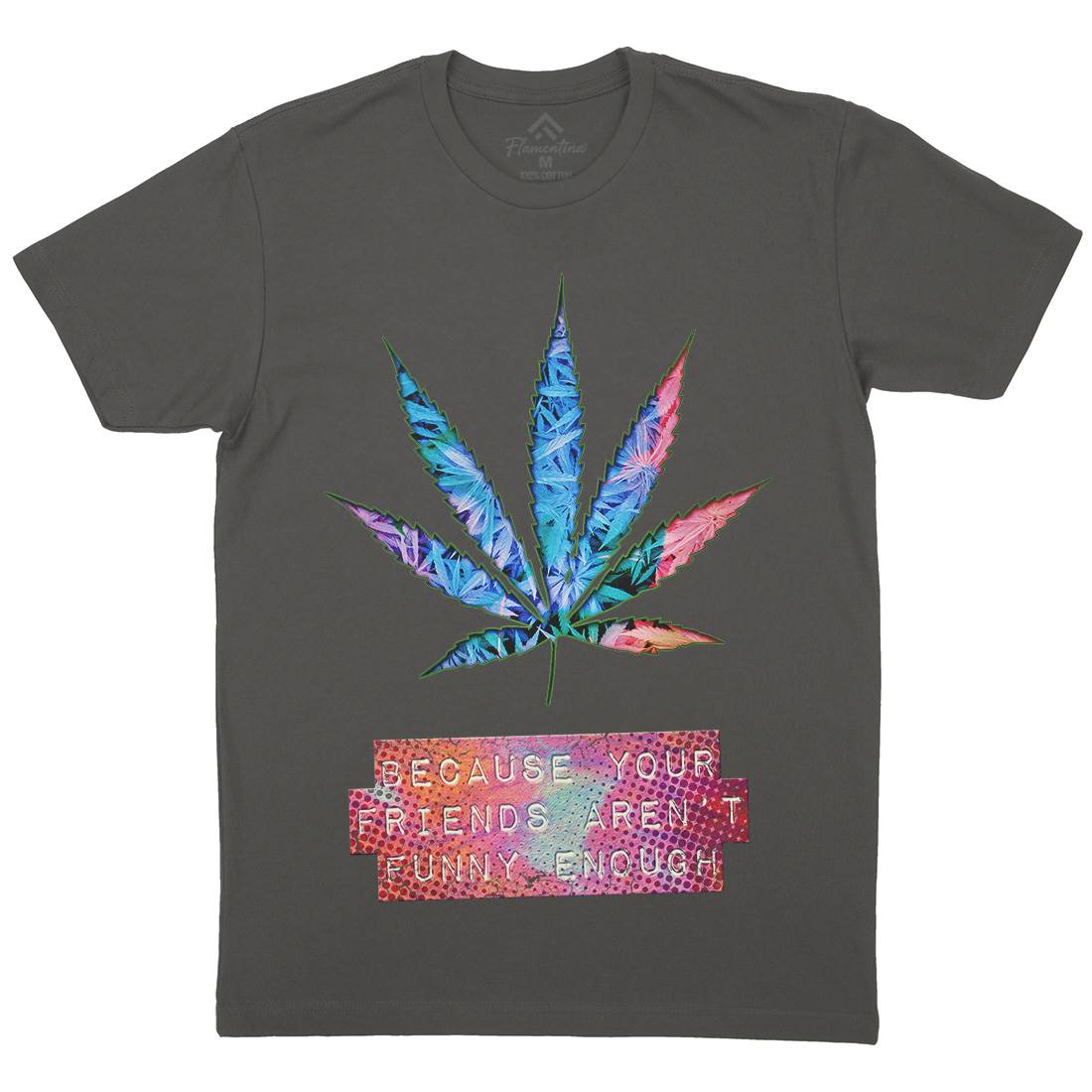 Mj Fact Mens Organic Crew Neck T-Shirt Drugs A879