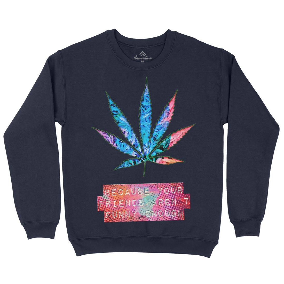 Mj Fact Mens Crew Neck Sweatshirt Drugs A879
