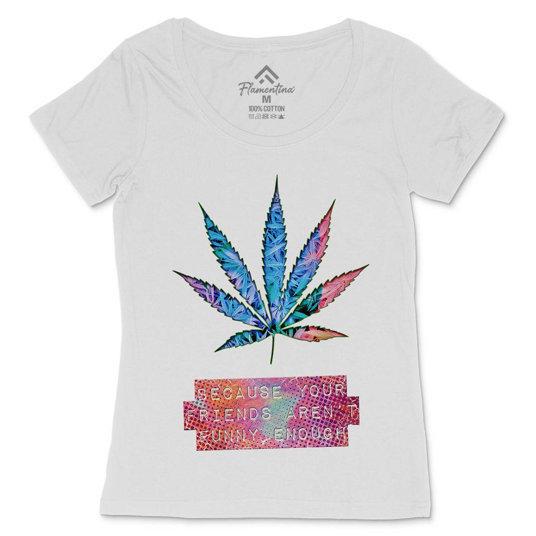 Mj Fact Womens Scoop Neck T-Shirt Drugs A879