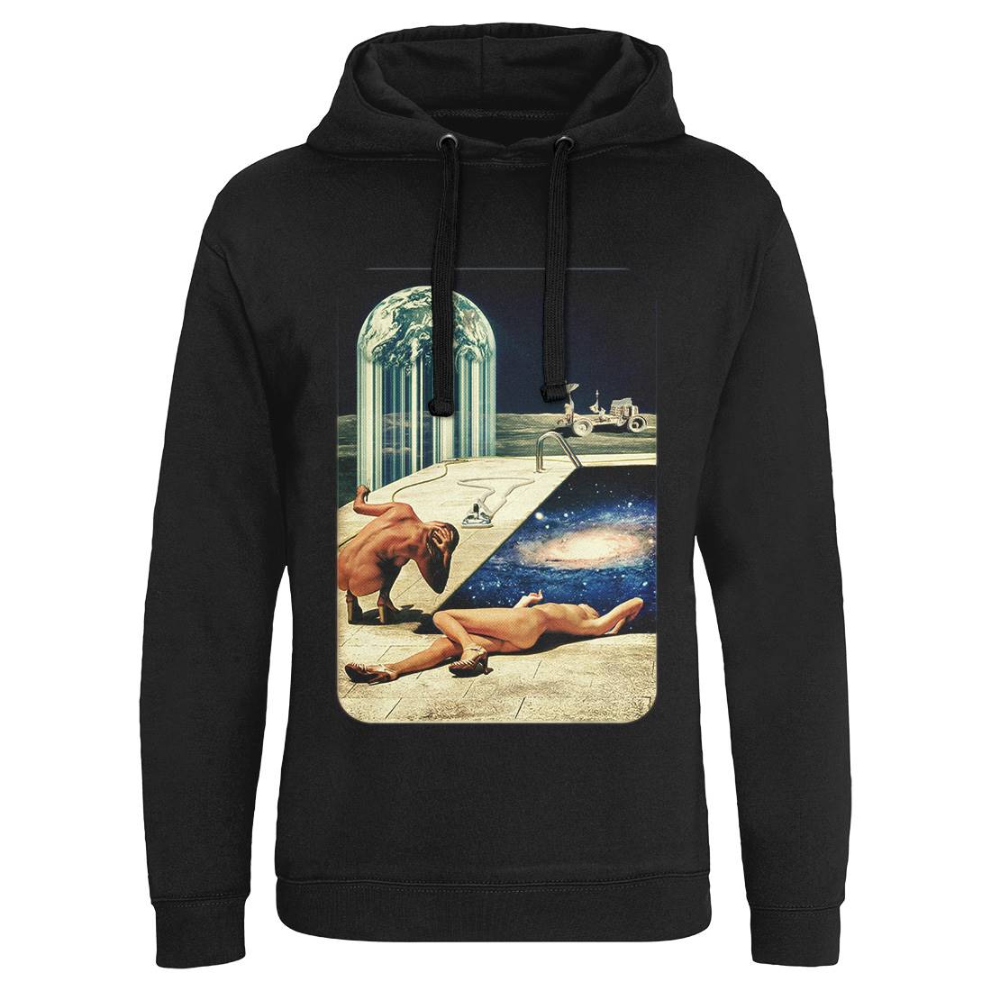Moon Pool Mens Hoodie Without Pocket Space A881