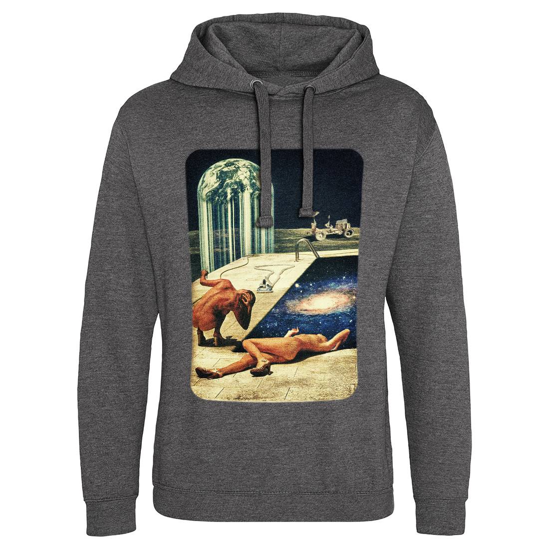 Moon Pool Mens Hoodie Without Pocket Space A881