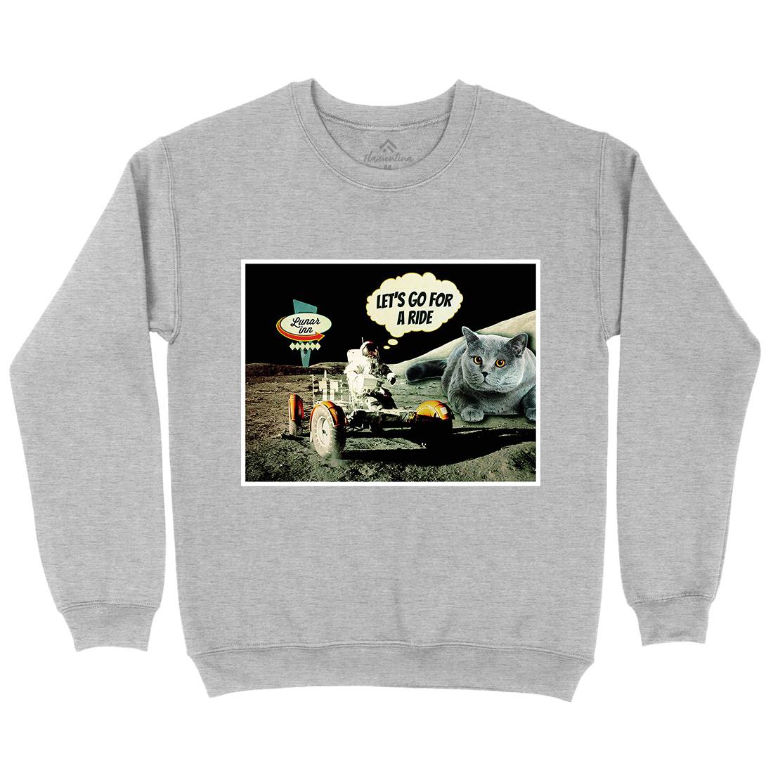 Moon Ride Mens Crew Neck Sweatshirt Space A882