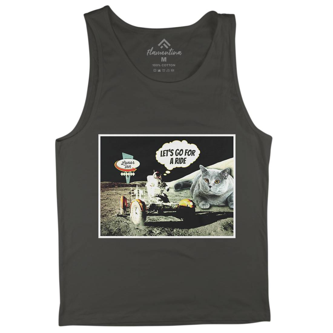 Moon Ride Mens Tank Top Vest Space A882