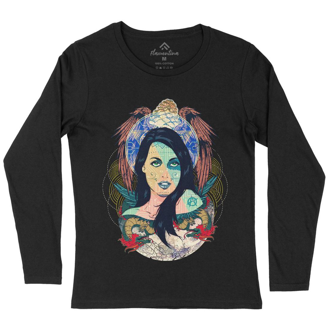 Moon Spirit Womens Long Sleeve T-Shirt Art A883