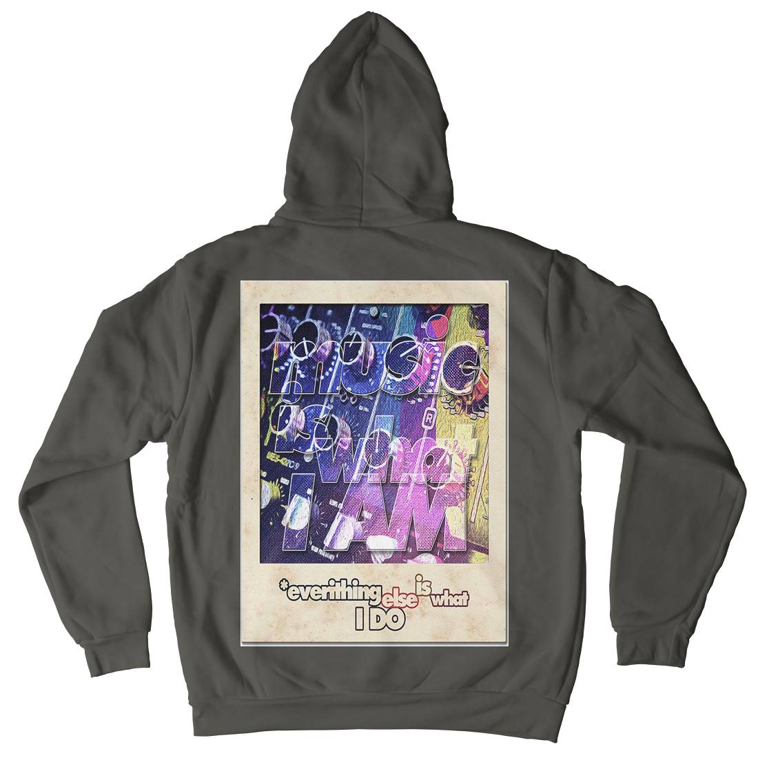 Music Is What I Am Kids Crew Neck Hoodie Music A884