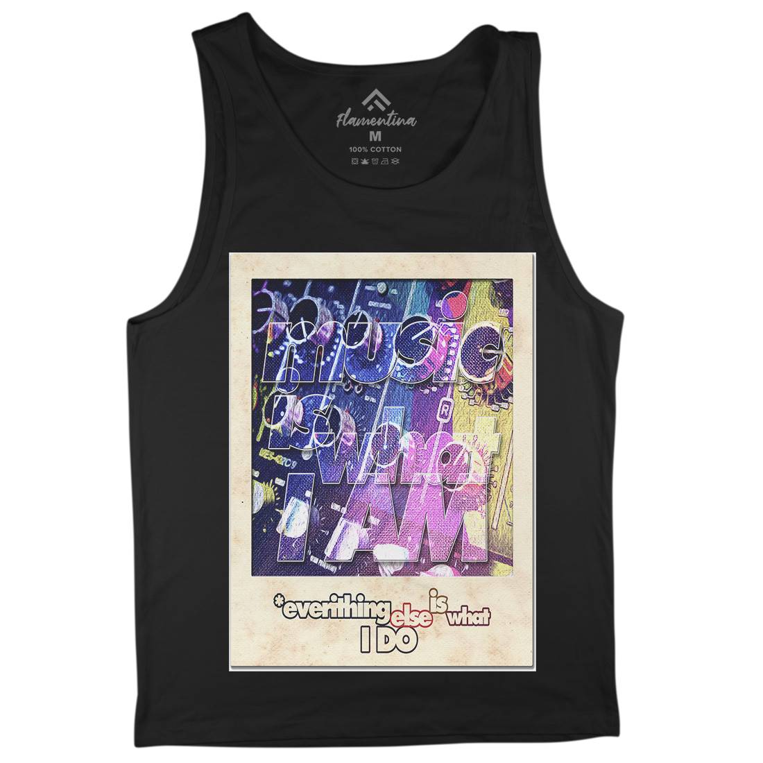 Music Is What I Am Mens Tank Top Vest Music A884