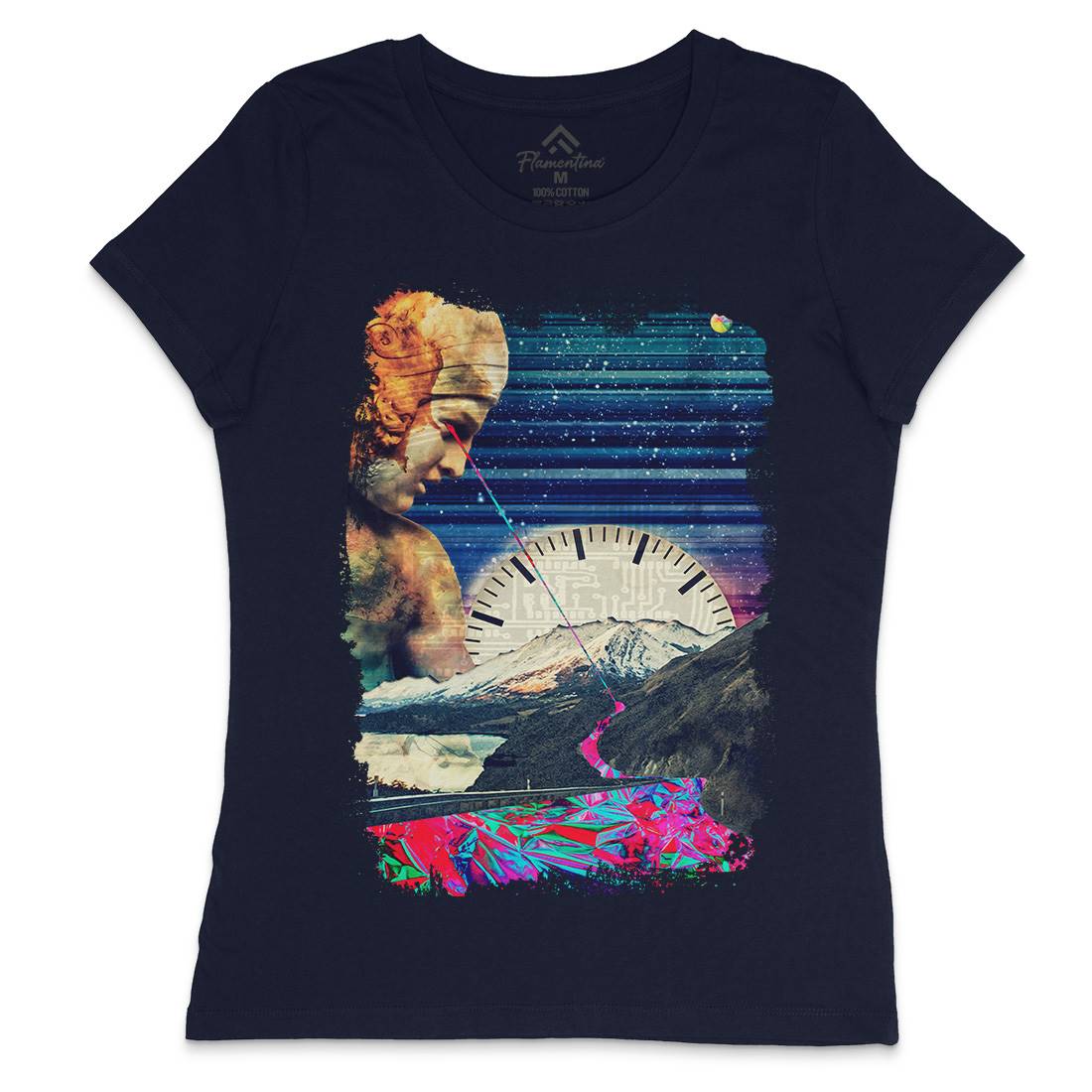 Nephilim Womens Crew Neck T-Shirt Space A886