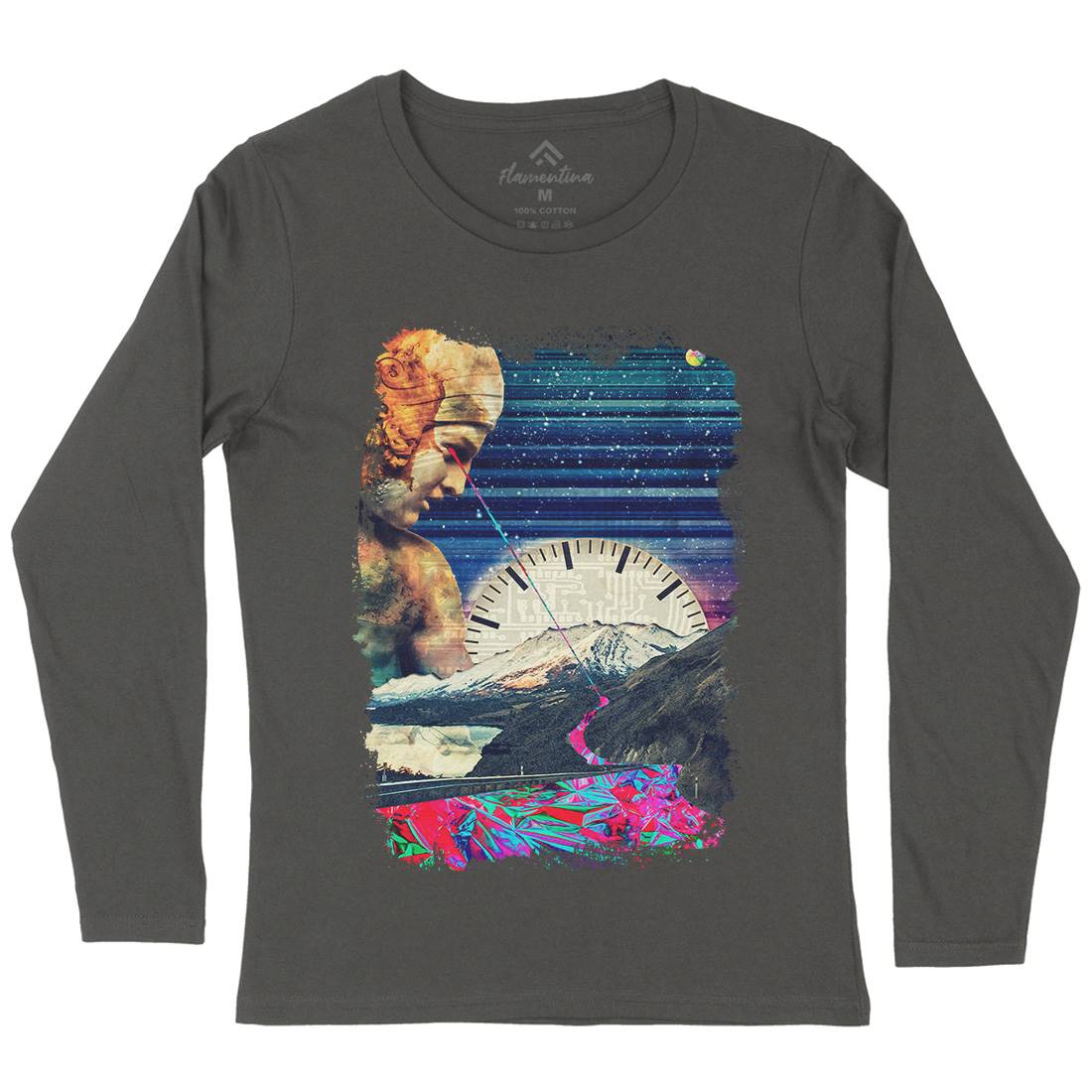 Nephilim Womens Long Sleeve T-Shirt Space A886