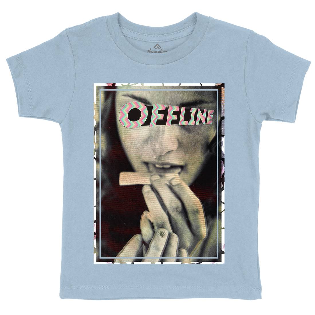 Offline Kids Crew Neck T-Shirt Drugs A890