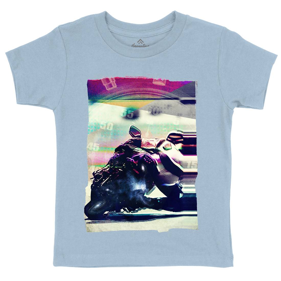 On Time Kids Crew Neck T-Shirt Motorcycles A891
