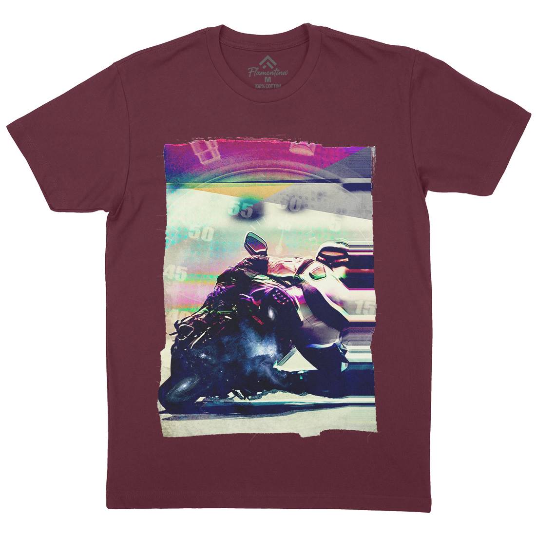 On Time Mens Crew Neck T-Shirt Motorcycles A891