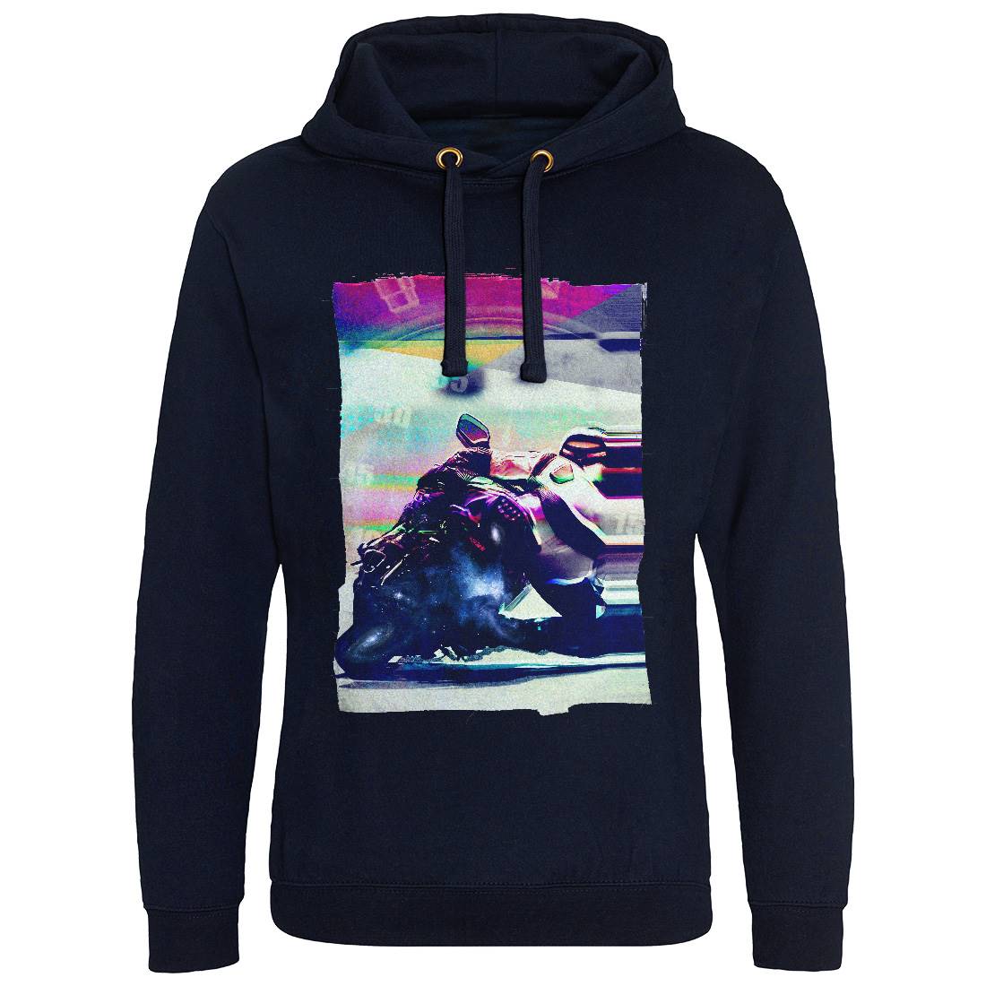 On Time Mens Hoodie Without Pocket Motorcycles A891