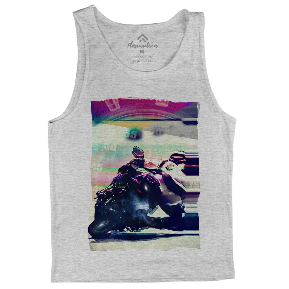 On Time Mens Tank Top Vest Motorcycles A891
