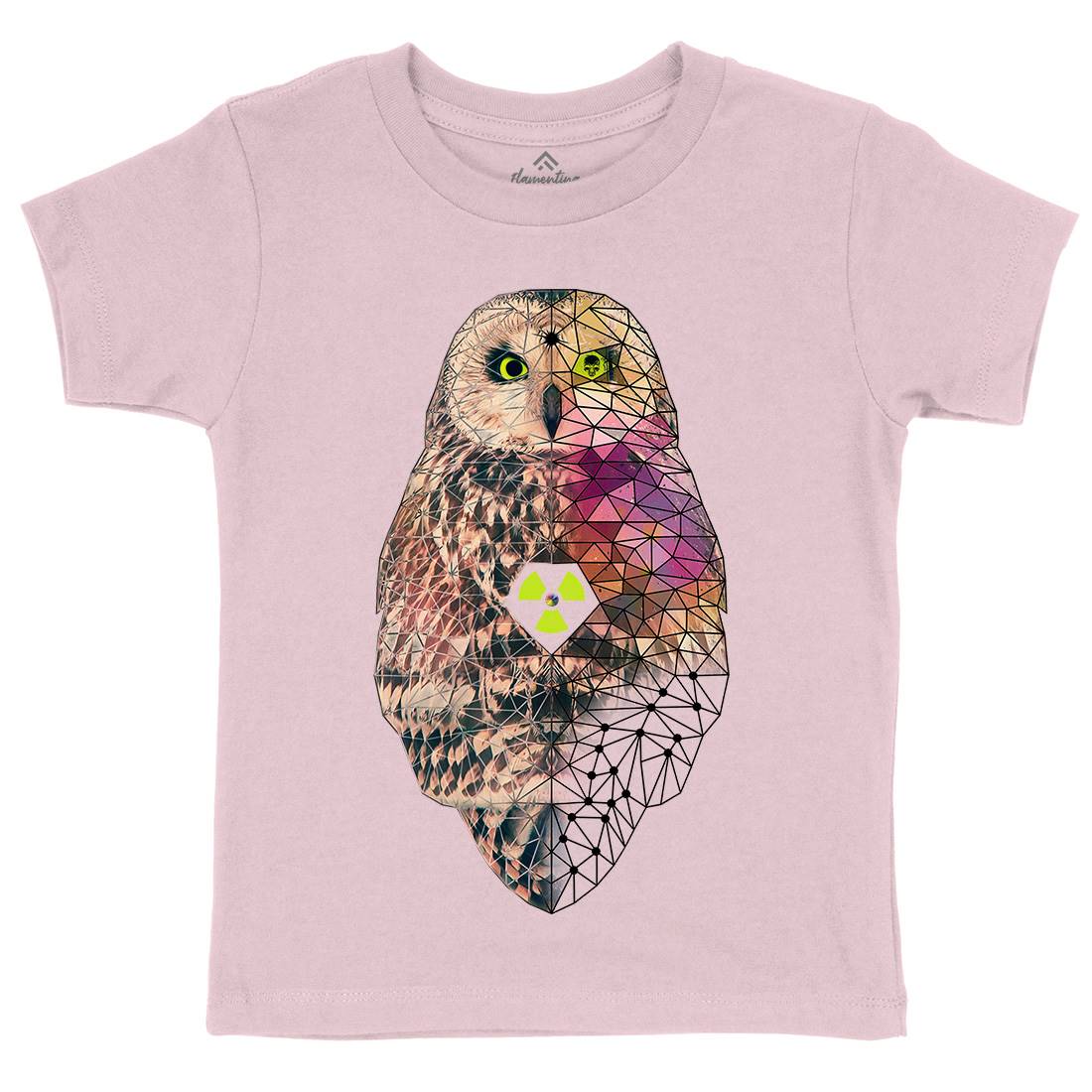 Poly Owlism Kids Organic Crew Neck T-Shirt Animals A894