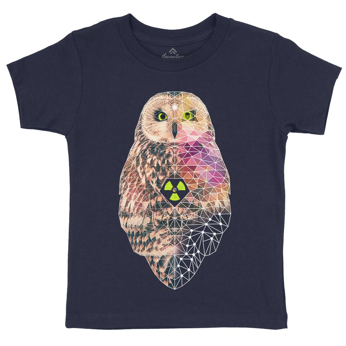 Poly Owlism Kids Organic Crew Neck T-Shirt Animals A894