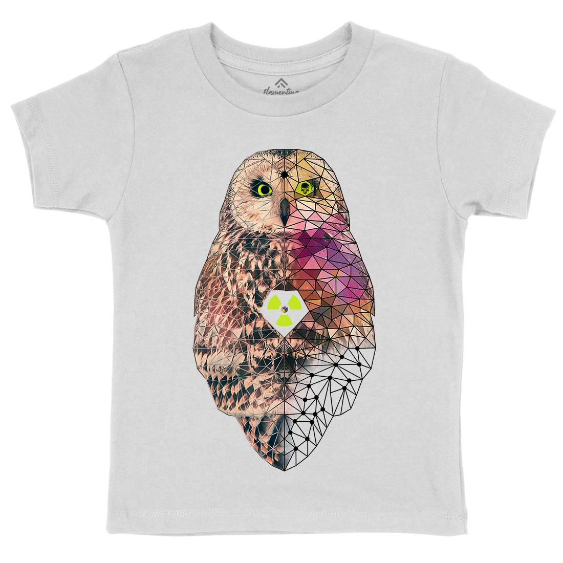 Poly Owlism Kids Crew Neck T-Shirt Animals A894