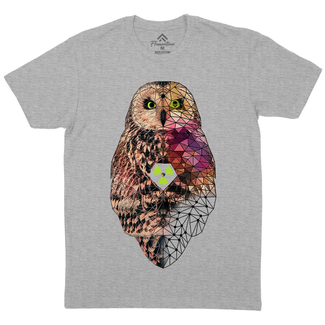 Poly Owlism Mens Crew Neck T-Shirt Animals A894