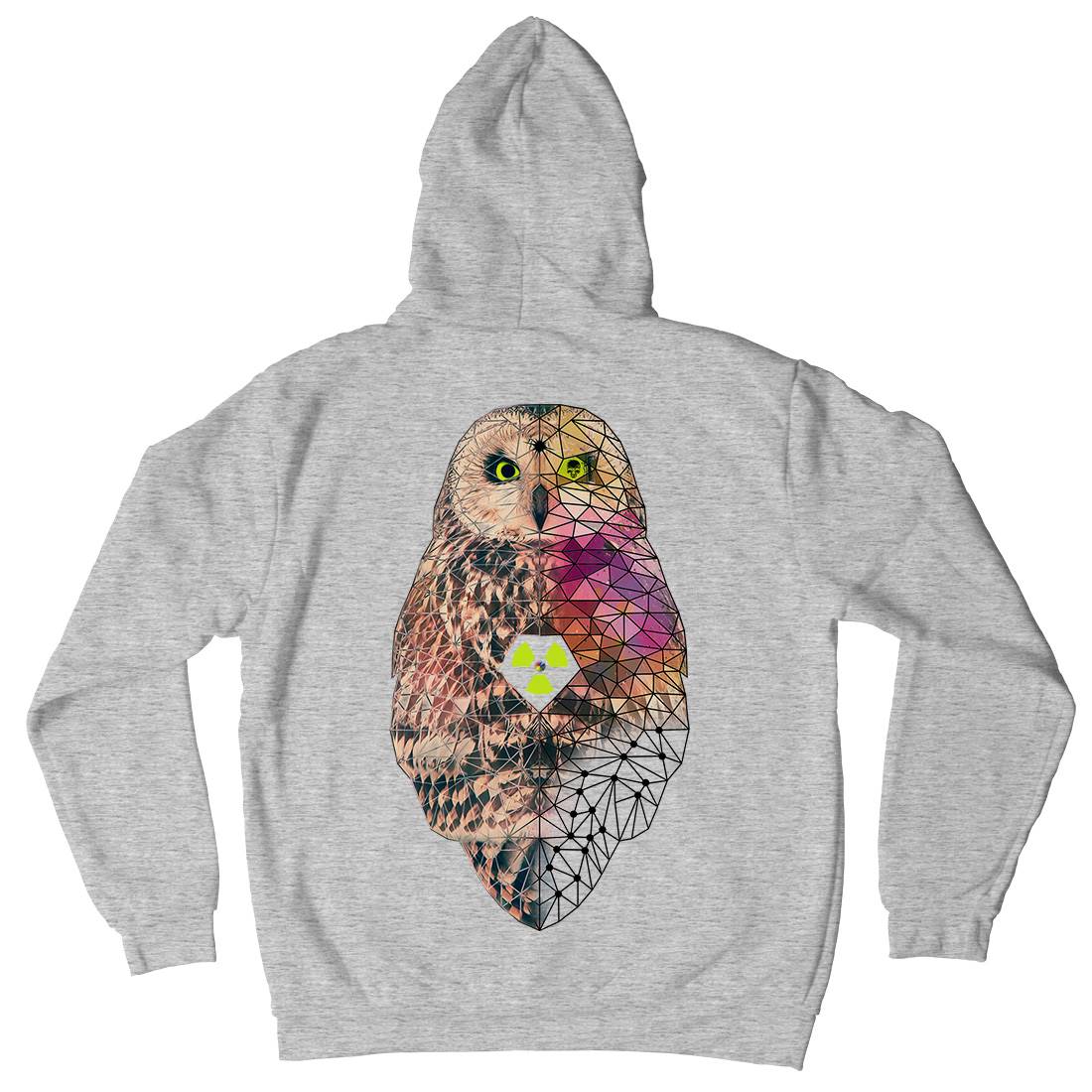 Poly Owlism Mens Hoodie With Pocket Animals A894