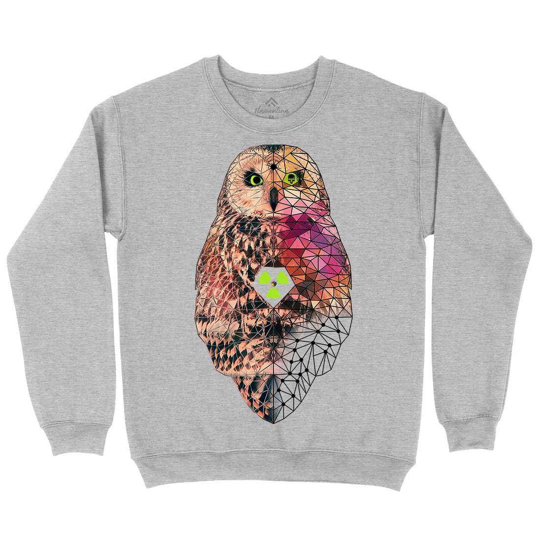 Poly Owlism Kids Crew Neck Sweatshirt Animals A894
