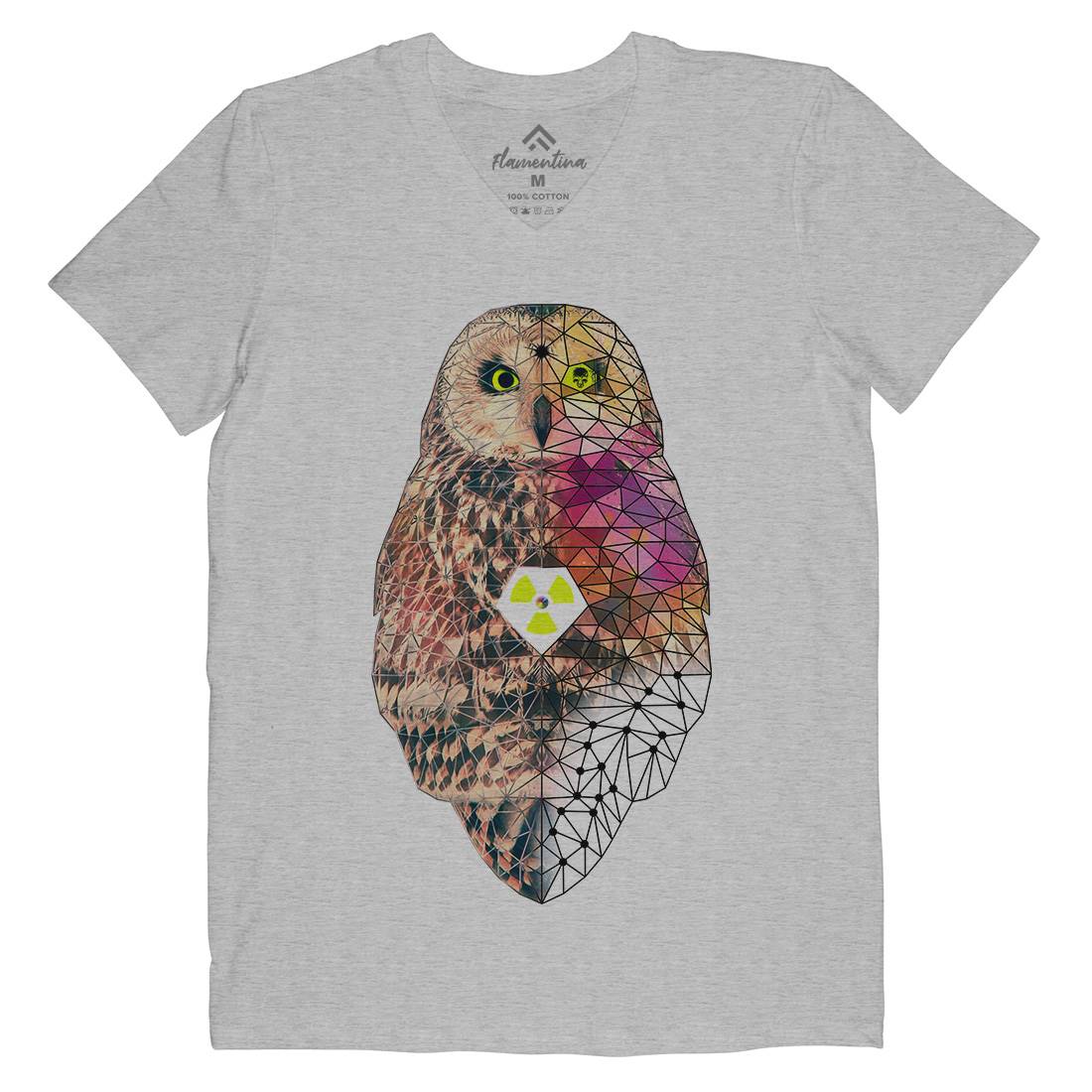 Poly Owlism Mens V-Neck T-Shirt Animals A894