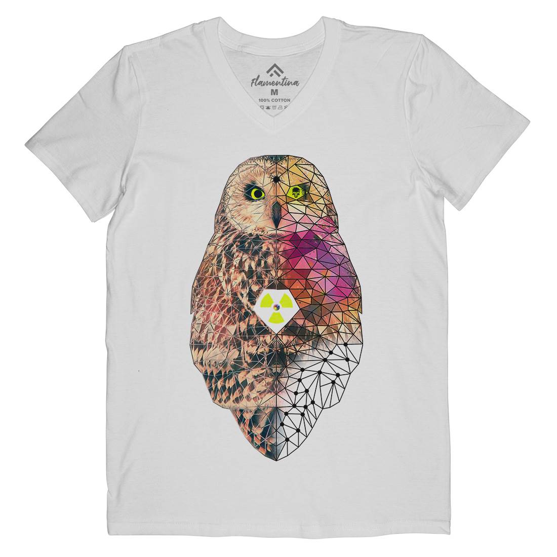 Poly Owlism Mens V-Neck T-Shirt Animals A894