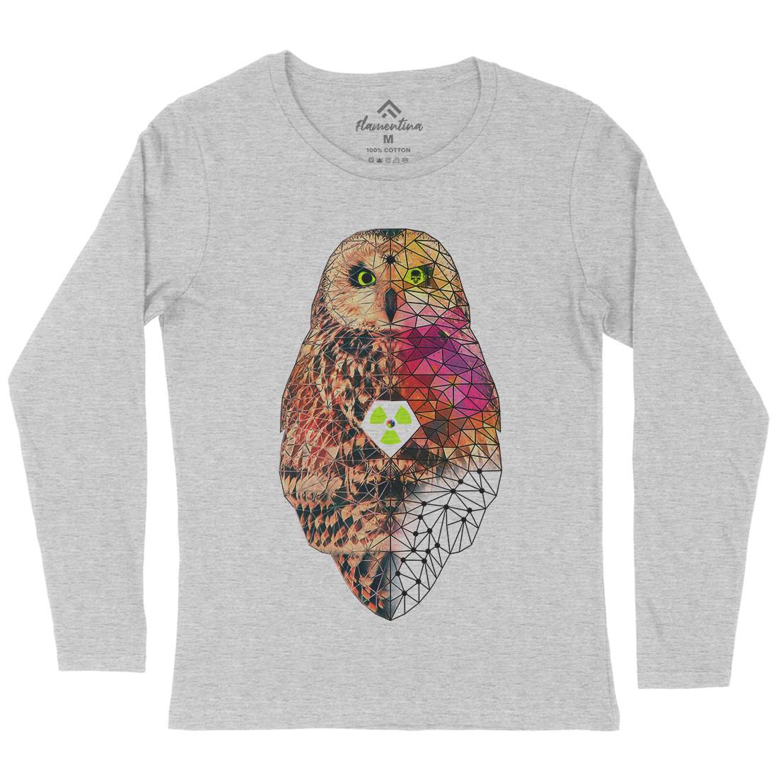 Poly Owlism Womens Long Sleeve T-Shirt Animals A894
