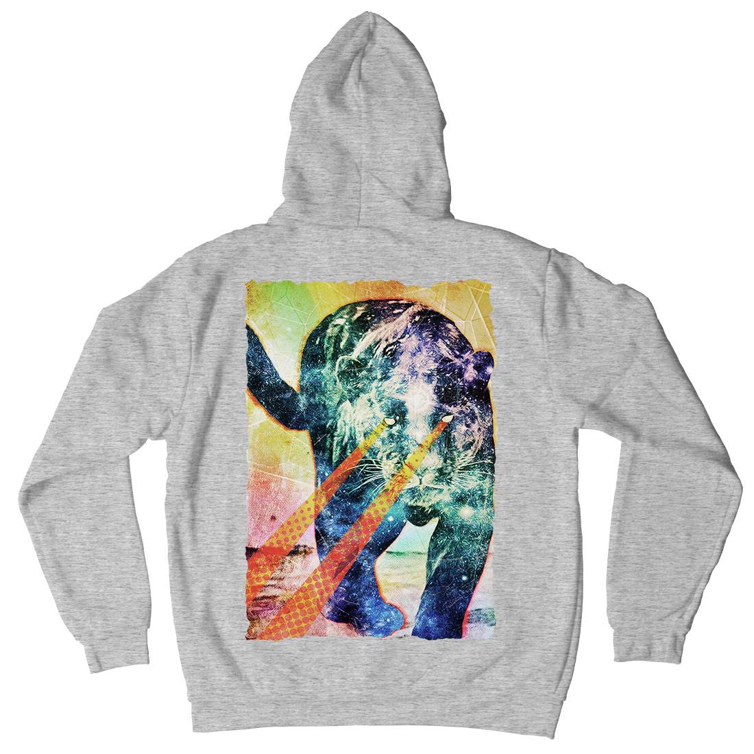 Psycat Tiger Mens Hoodie With Pocket Space A896