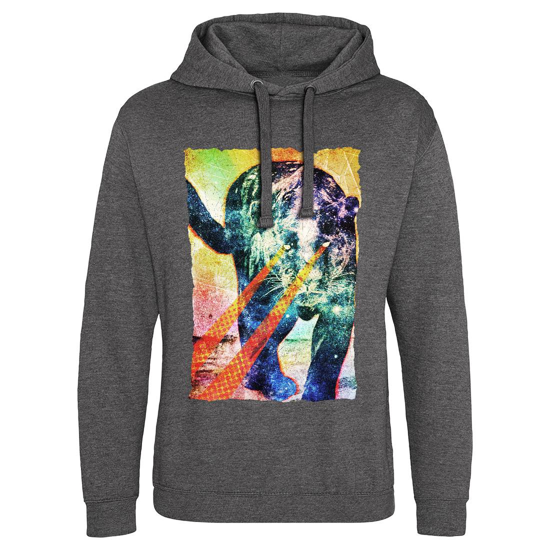 Psycat Tiger Mens Hoodie Without Pocket Space A896