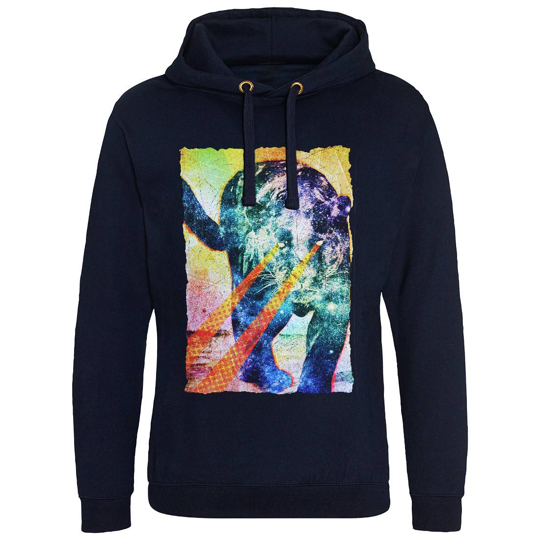 Psycat Tiger Mens Hoodie Without Pocket Space A896