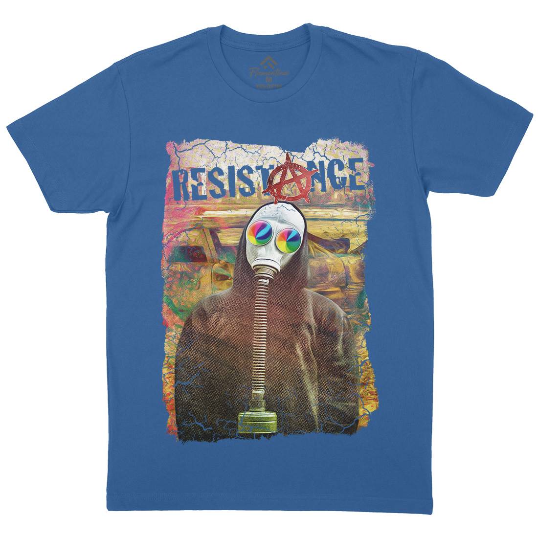 Resistance Mens Crew Neck T-Shirt Illuminati A898