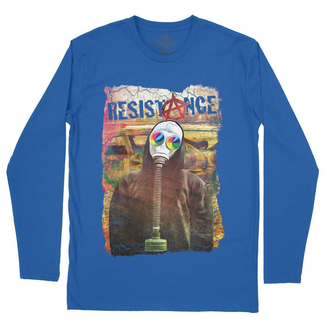 Resistance Mens Long Sleeve T-Shirt Illuminati A898