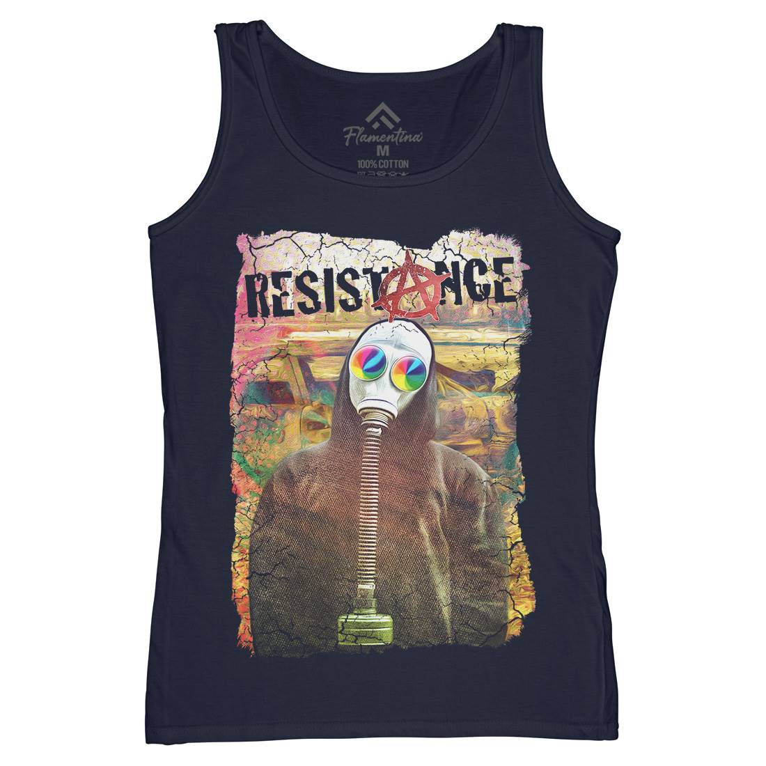 Resistance Womens Organic Tank Top Vest Illuminati A898