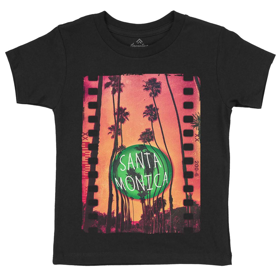 Santa Monica Kids Organic Crew Neck T-Shirt Art A901